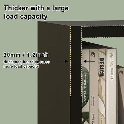 6 Cube Storage Organizer Shelf, Chocolate Color 13in | 2026 Wooden Thick Frame - Image 8