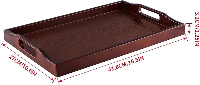 MDLUU Plastic Serving Tray, Ottoman Tray - Image 3