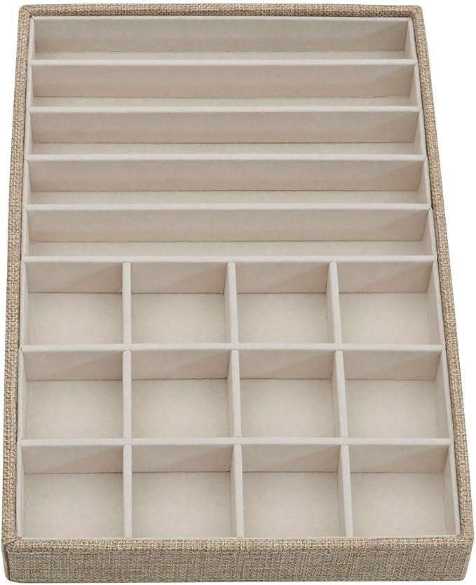 Household Essentials Stackable Jewelry Trays, 3 Varieties, Space - Image 6