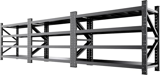 3-Pack 8000LBS Heavy Duty Garage Shelving by OrganizingStorageAssistant