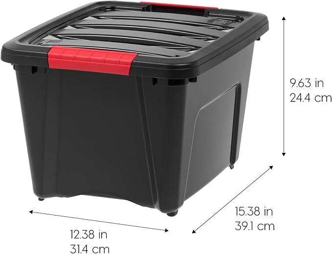 IRIS USA 19 QT Plastic Storage Box - Image 2