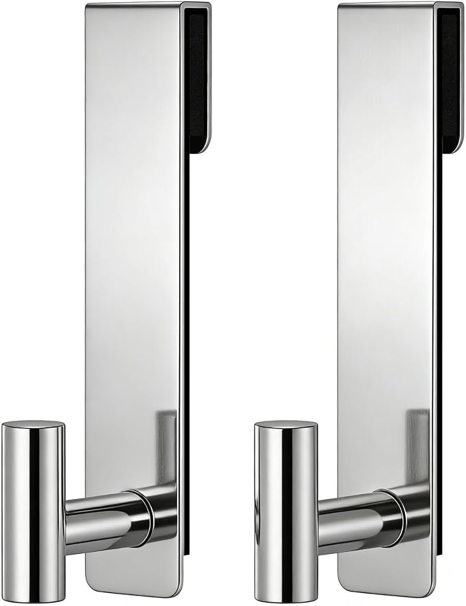 PMMASTO Shower Door Hooks, Extended Towel Hooks - Image 2
