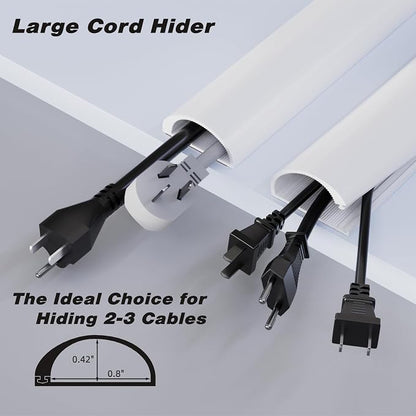 39" Silicone Cord Hider for Wall Mount TV, Large Self-Adhesive Cable Hider for - Image 2