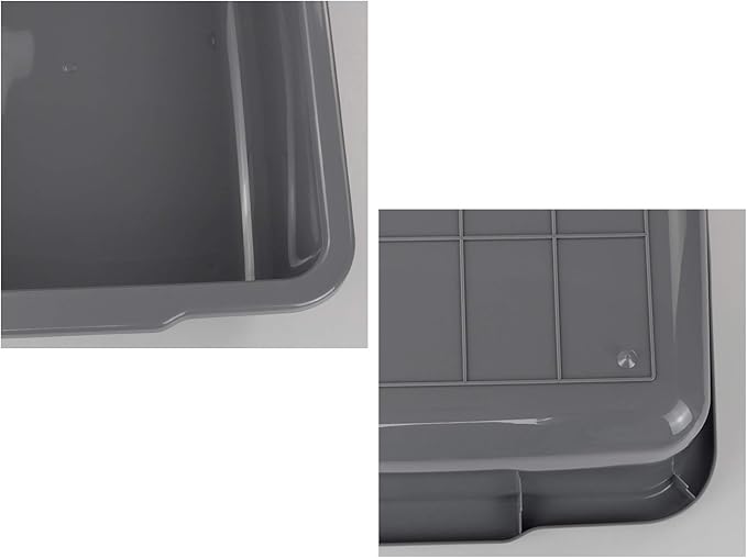 4-Pack Large Plastic Bus Box, Commercial Tote Box, 32 L, and cleaning tasks - Image 3