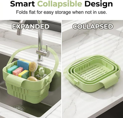 Foldable Hanging Sink Drain Basket, 2026 New 2-in-1 Foldable Sink Colander - Image 5