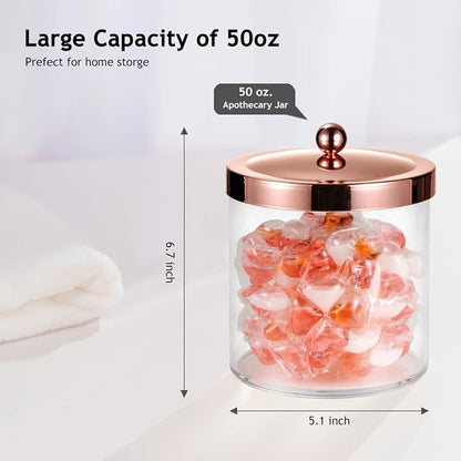 2 Pack SheeChung 50oz Large Apothecary Jar - Image 3