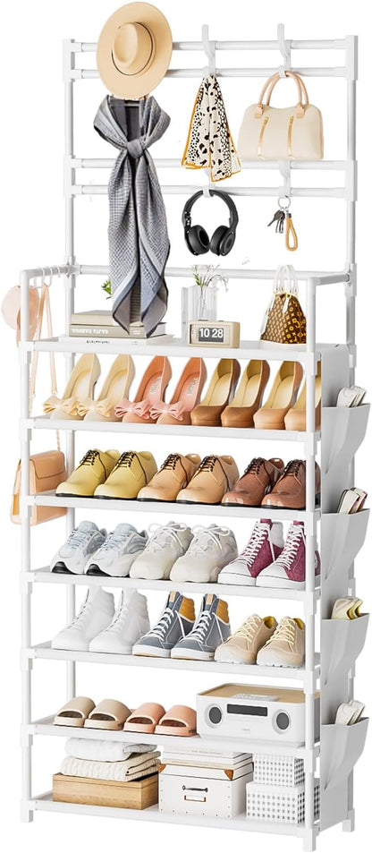 OYREL Shoe Rack 7 Tier Shoe Organizer Storage 21-28 Pairs | Closet Shoes Rack by OYREL