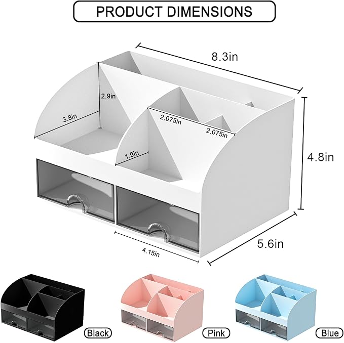 Makeup Organizer with Drawers, Cosmetic Storage - Image 2