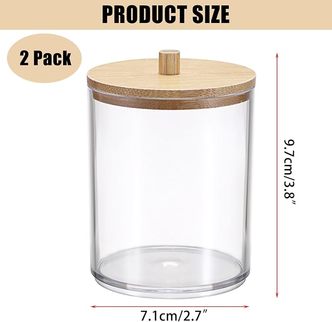 BTSKY 2 Pack Clear Paper Clip Holder - Image 2