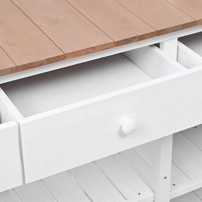 Merax Outdoor Potting Bench, Large Horticulture Work Table Workstation - Image 6