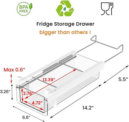 vacane Fridge Organizer Drawer, Add on Refrigerator Drawer, Fridge Storage - Image 2