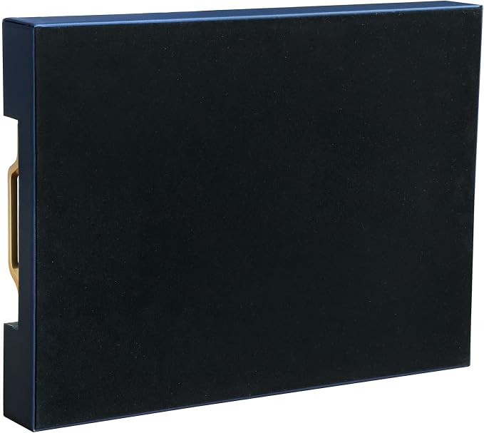 HofferRuffer Faux Leather Rectangle Serving Tray Decor Platter - Image 8