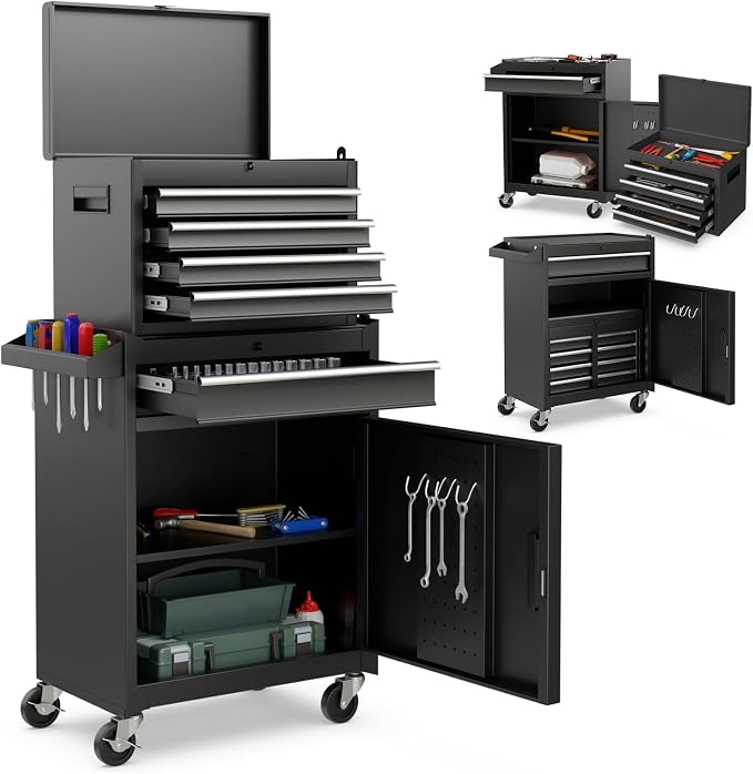 Goplus Tool Chest, 5-Drawer Rolling Tool Storage Cabinet by Goplus
