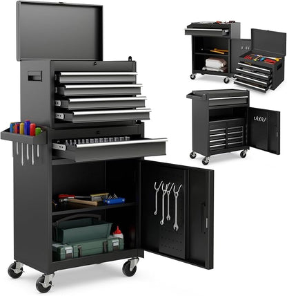 Goplus Tool Chest, 5-Drawer Rolling Tool Storage Cabinet by Goplus