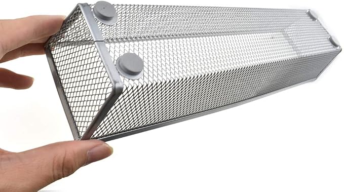 HAHIYO Stackable Mesh Tray Cup 12 x 3 x 2 inches Sturdy Container - Image 7