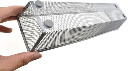 HAHIYO Stackable Mesh Tray Cup 12 x 3 x 2 inches Sturdy Container - Image 7