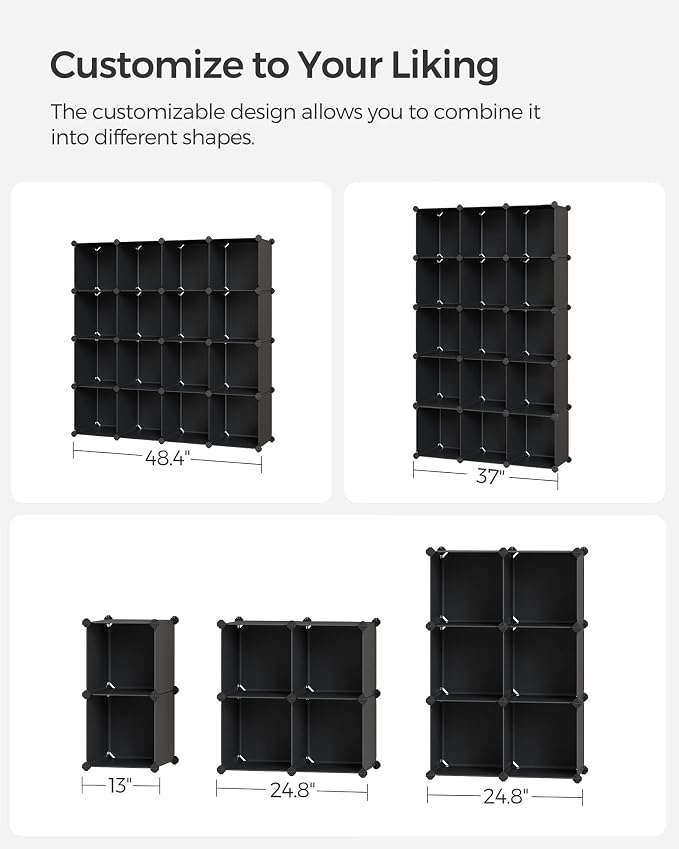 SONGMICS Cube Storage Organizer, Closet Organizers and Storage, Room - Image 6