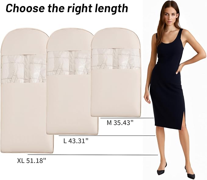Space Saving Hanging Compression Garment Bag - Image 2