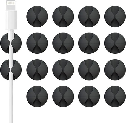 18 Pack Mini Cable Clips, Znben Cord Organizer Holder Adhesive Cord Management - Image 9