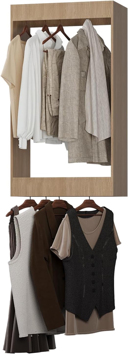 ROOMTEC 25.5" Double Hanging Closet Unit, Modular Closet System by ROOMTEC