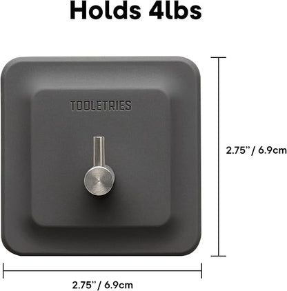 TOOLETRIES Arnold Silicone Shower Hook, Adhesive Bathroom Hook - Image 10