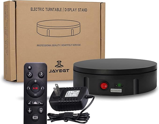 JAYEGT Motorized Rotating Display Stand, 330Lbs Load，360 Degree Electric - Image 8