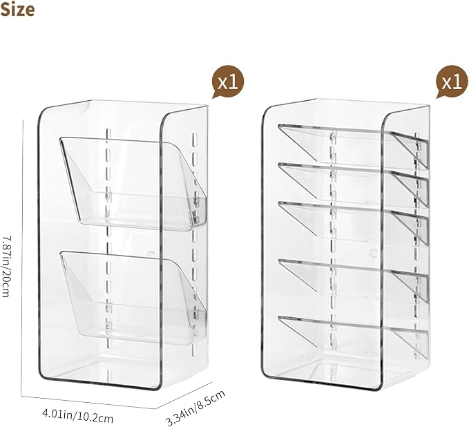 PAVSTINE 2-Pack Medicine Cabinet Organizer - Image 2