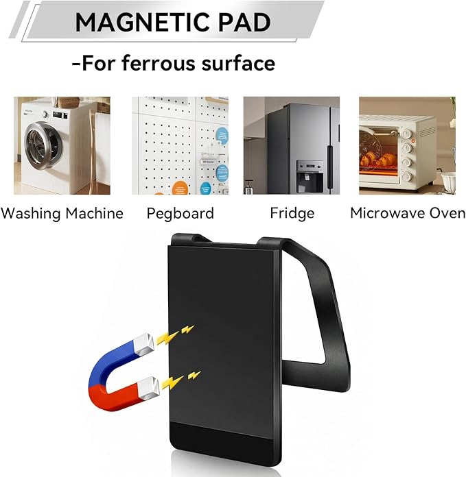 KIHOGEM Magnetic Spray Bottle Hanger | Stainless Steel Spray Bottle Holder - Image 7