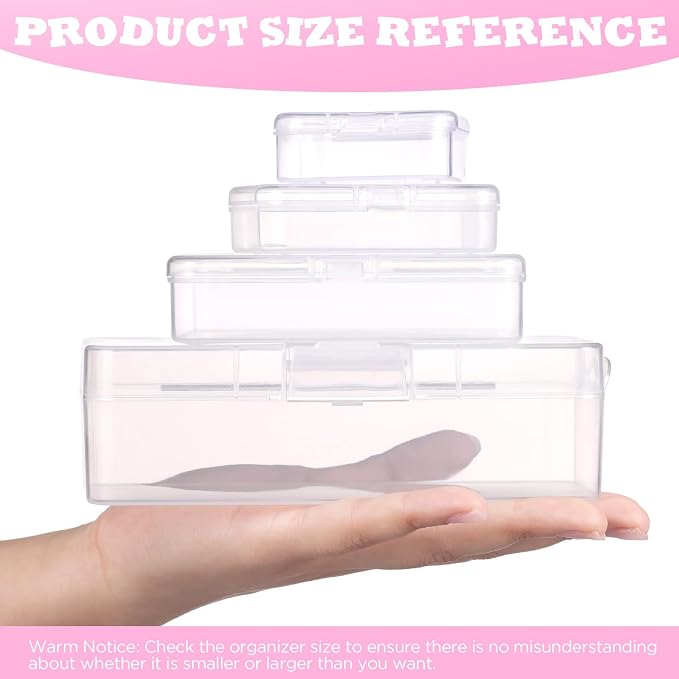 Funtopia Bead Organizers and Storage, Mini Clear Organizers - Image 3