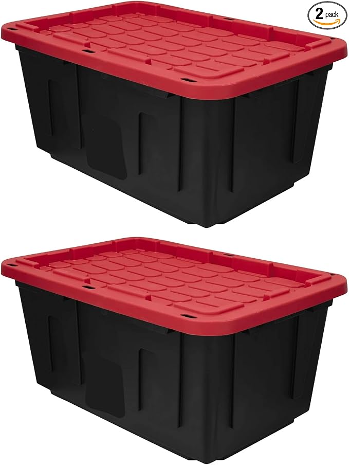 Large Storage Bin 27 Gallon Plastic Storage Container by Unknown