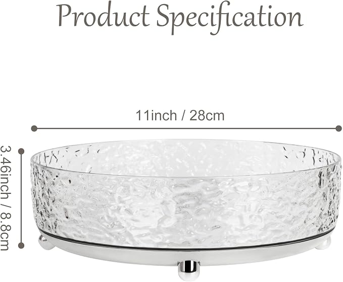 CECOLIC 360° Rotating Makeup Organizer, Spinning Skincare Cosmetics Storage - Image 2