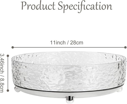 CECOLIC 360° Rotating Makeup Organizer, Spinning Skincare Cosmetics Storage - Image 2