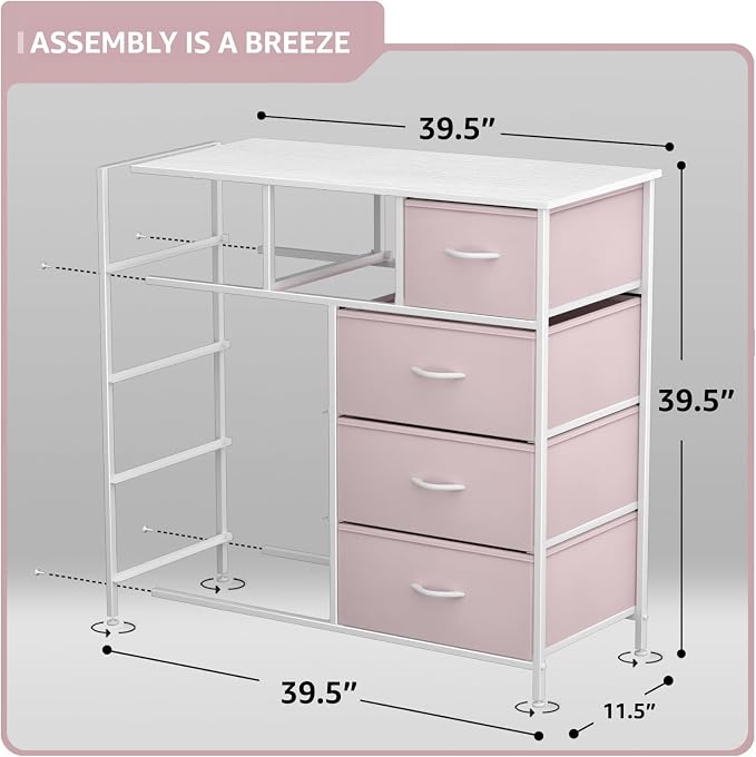 Sorbus Dresser with 9 Drawers - Image 3