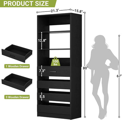 Aheaplus 21.3" Closet System - Image 2