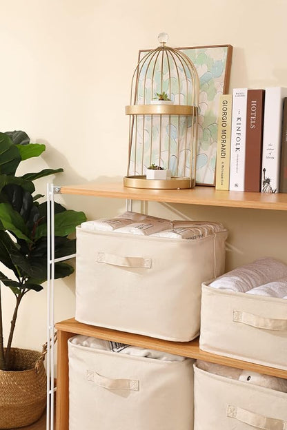 Decorative Basket Rectangular Fabric Storage Bin Organizer Basket - Image 7