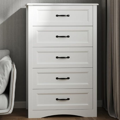Gizoon 5 Drawer Dresser, 43.3" Large Capacity Storage Cabinet - Image 9