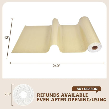Shelf Liners for Kitchen Cabinets 17.3" W x 354.3" L, Non Adhesive Drawer Liner - Image 2