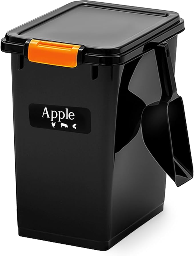 Maxdot 22lb Dry Pellet Storage Bin Kit by Maxdot