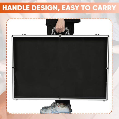 Portable Trade Show Display Case, Large Table Top Sports Card Display Case - Image 3