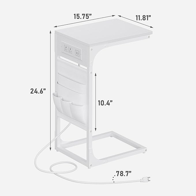 TUTOTAK C Shaped End Table - Image 3