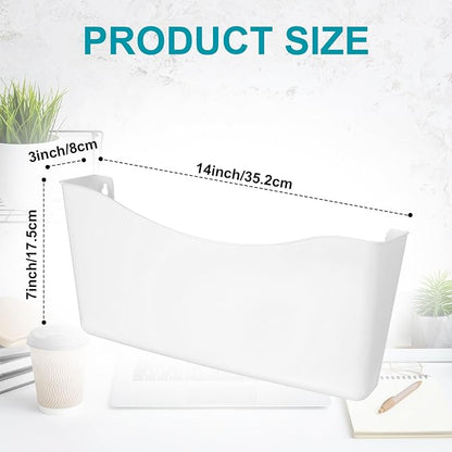 Colarr 12 Pcs Expandable Pocket Wall File Set Plastic Wall Mountable Space - Image 2