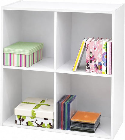KB Designs - 4-Cube Bookcase, Unit Shelf, Storage Organizer - Image 3
