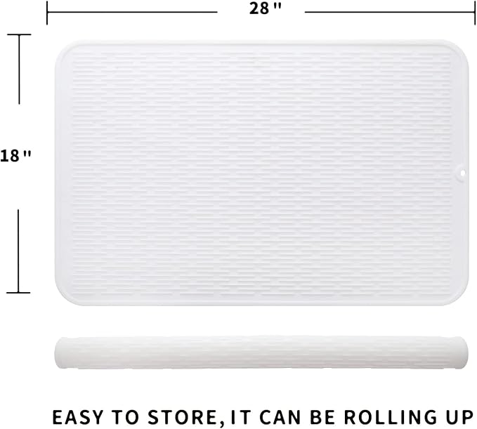 Silicone Dish Drying Mat for Multiple Usage, Easy clean, Eco-friendly, - Image 2