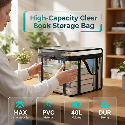 Large Clear Thick Plastic Storage Box, 2026 New Extra Large Heavy Duty Moving - Image 2