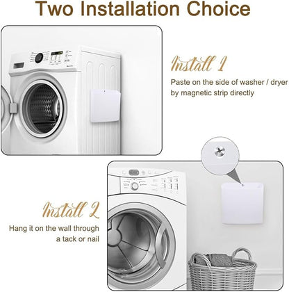 Picowe Magnetic Laundry Storage, Large Lint Holder Bin, Space-Saving Trash - Image 6