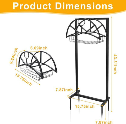 ZEMIRO CHARGE Heavy Duty Garden Hose Holder - Image 4