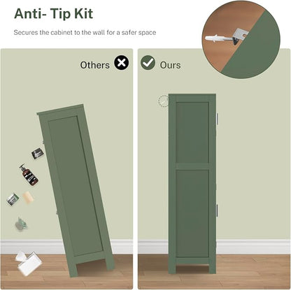 Bathroom Floor Storage Cabinet - Image 8