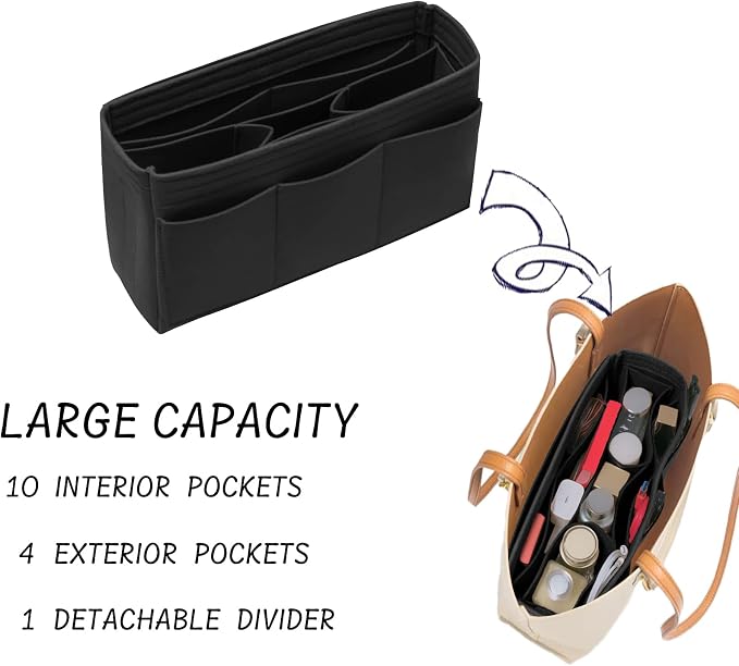 DailyPlus Felt Bag Organizer Insert - Image 5