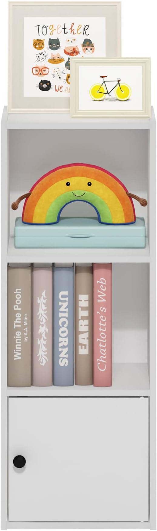 Furinno LUDER Book Shelf, 3-Tier Modern Bookshelf, Bookcase - Image 5