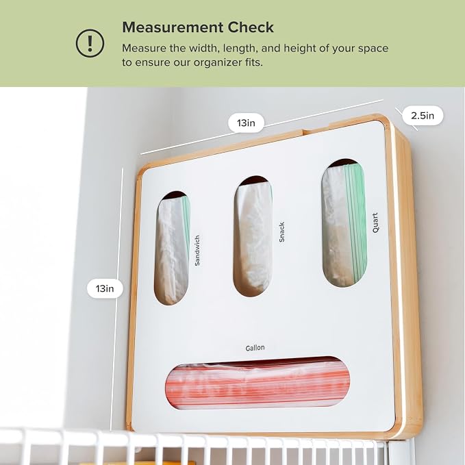 Premium Bag Organizer – Kitchen Edge 4-Slot Bamboo Organizer - Image 4